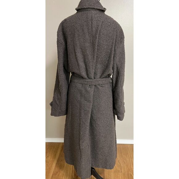 Future Collective/Reese Blutstein dark gray textured trench coat. Size L. - Picture 5 of 11